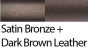 Satin Bronze_Dark Brown Leather