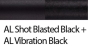 326 AL Shot Blasted_Vibration Black