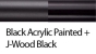 418 Black Acrylic Painted_J-wood Black